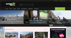 Desktop Screenshot of outdoorfilmy.sk